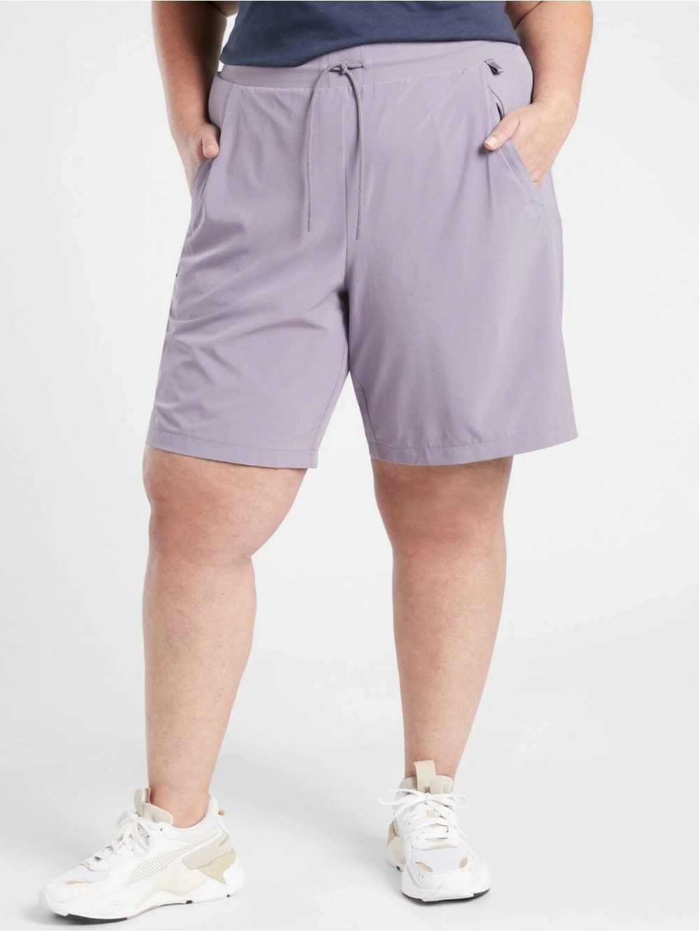 Athleta Venture Bermuda Short Tempest Violet Sz 20 Lavender new lightweight plus
